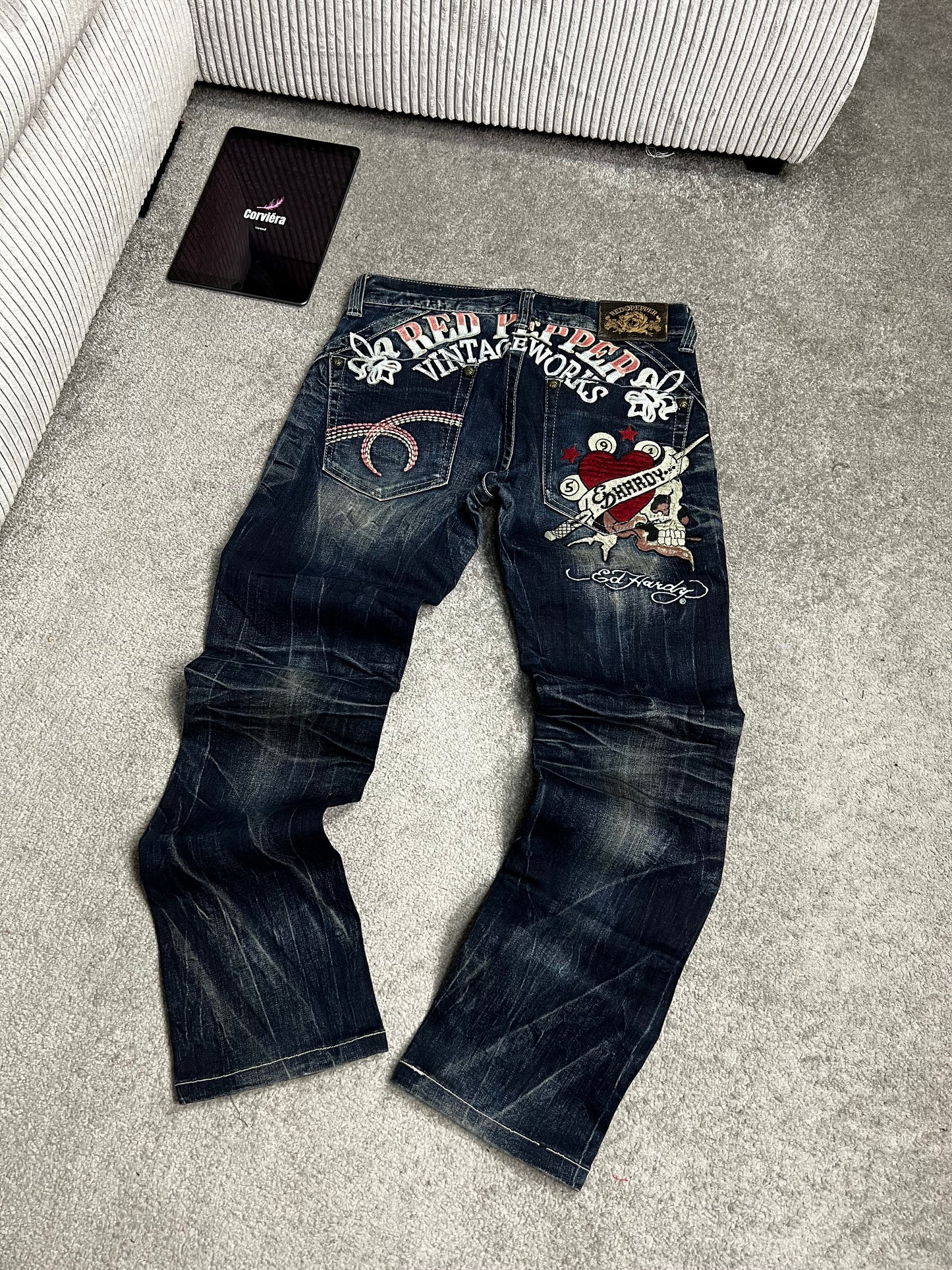 Red Pepper / Ed Hardy Jeans (S)