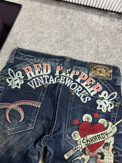 Red Pepper / Ed Hardy Jeans (S)