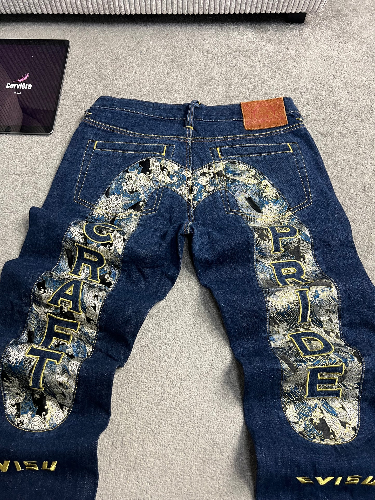 Evisu Jeans Boy skinny (S)