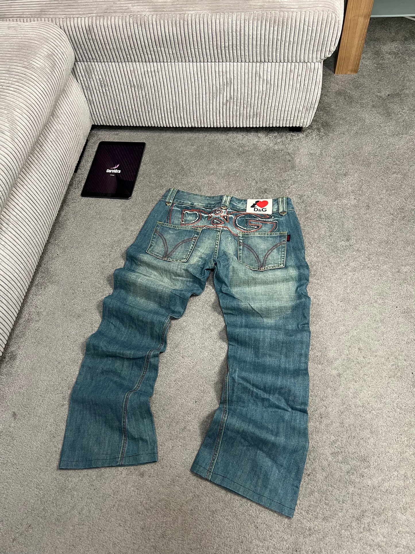 Dolce & Gabbana Bootcut Jeans M (Frauen)