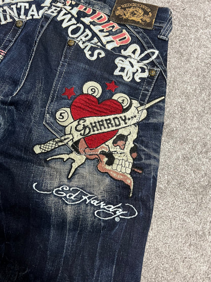 Red Pepper / Ed Hardy Jeans (S)